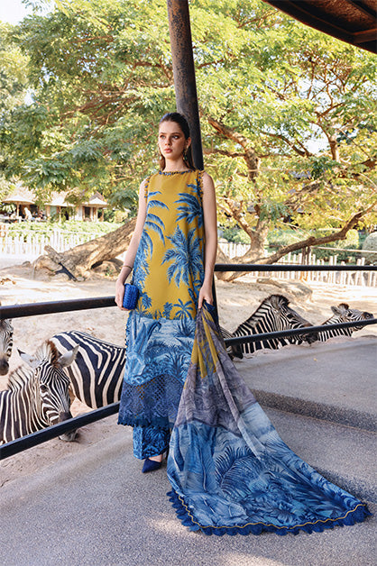 Women Wearing mpt-2911-a Mustard Mustard for Festive Events - Pakistani Designer Wear for Women in UK | Kifat