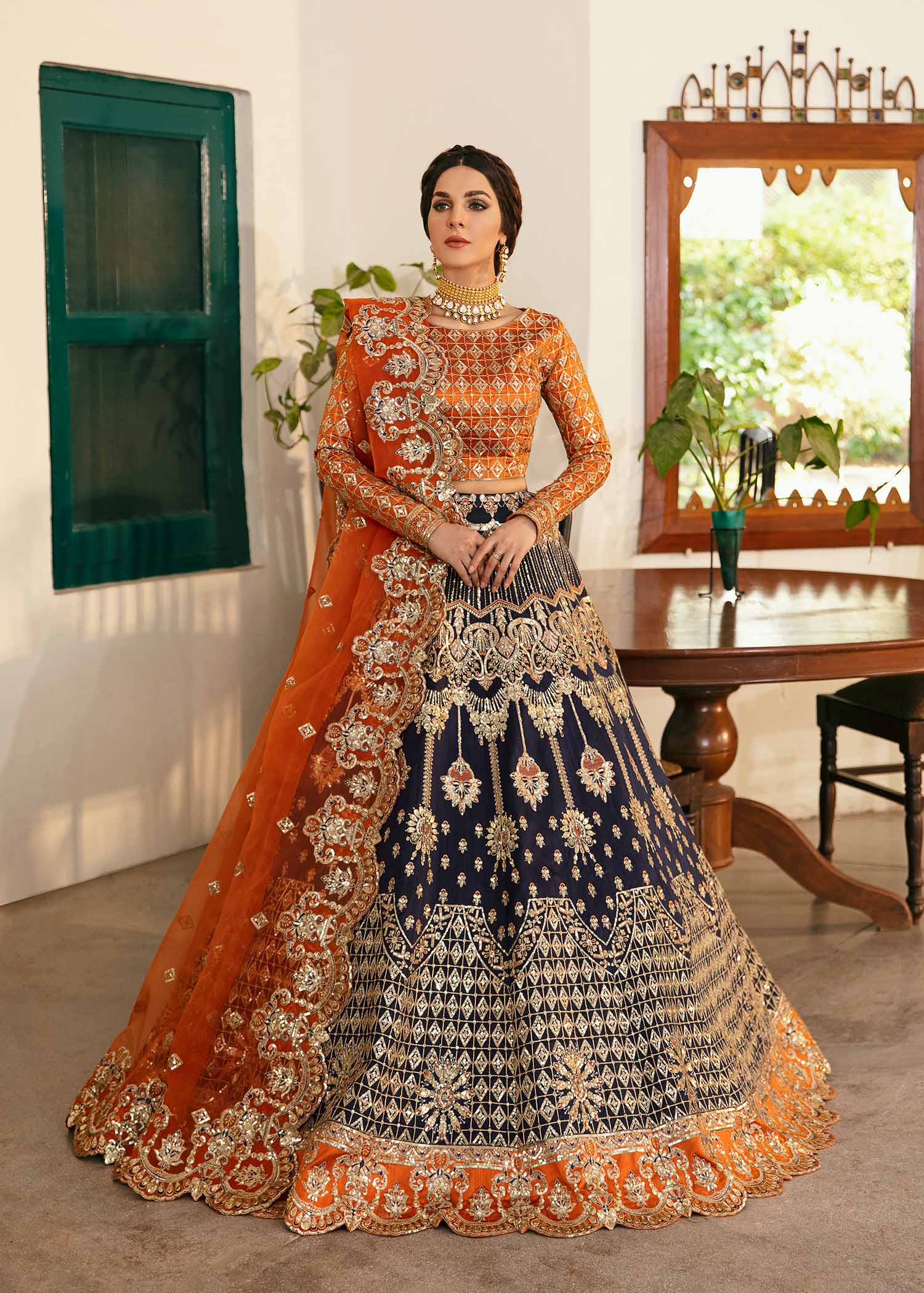 Women Wearing Sirena Multi Lehenga Choli For Formals Events - Pakistani Designer Wear For Women In UK | Kifat