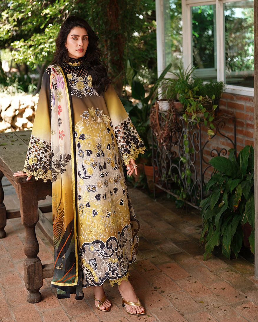 Women Wearing Timeless Charm Omber Long Shirt For Luxury Events - Pakistani Designer Wear For Women In UK | Kifat