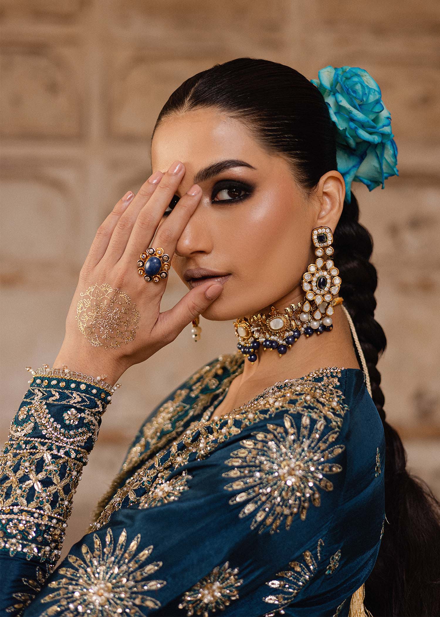 Women Wearing Zinia Zinc Long Shirt For Luxury Formals Events - Pakistani Designer Wear For Women In UK | Kifat