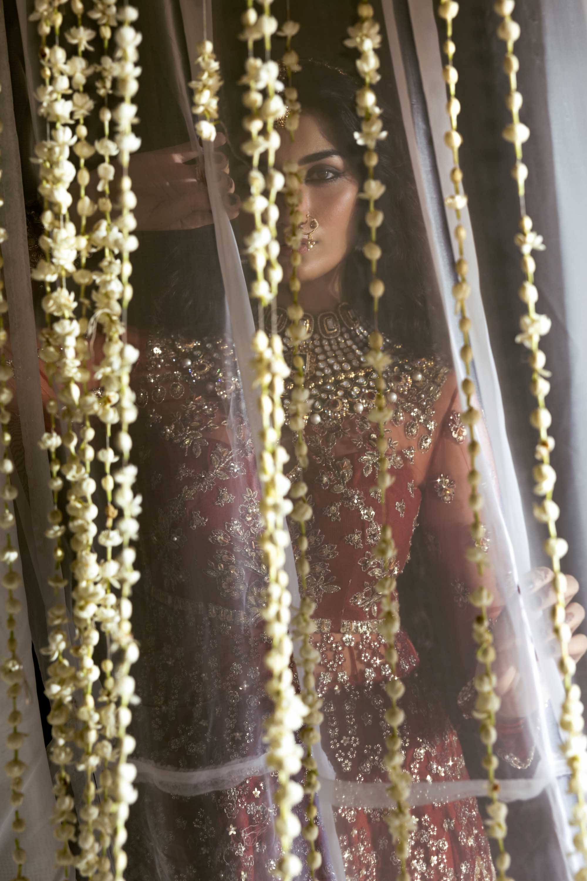 Women Wearing Marjaan Orange Peshwas For Formals Events - Pakistani Designer Wear For Women In UK | Kifat