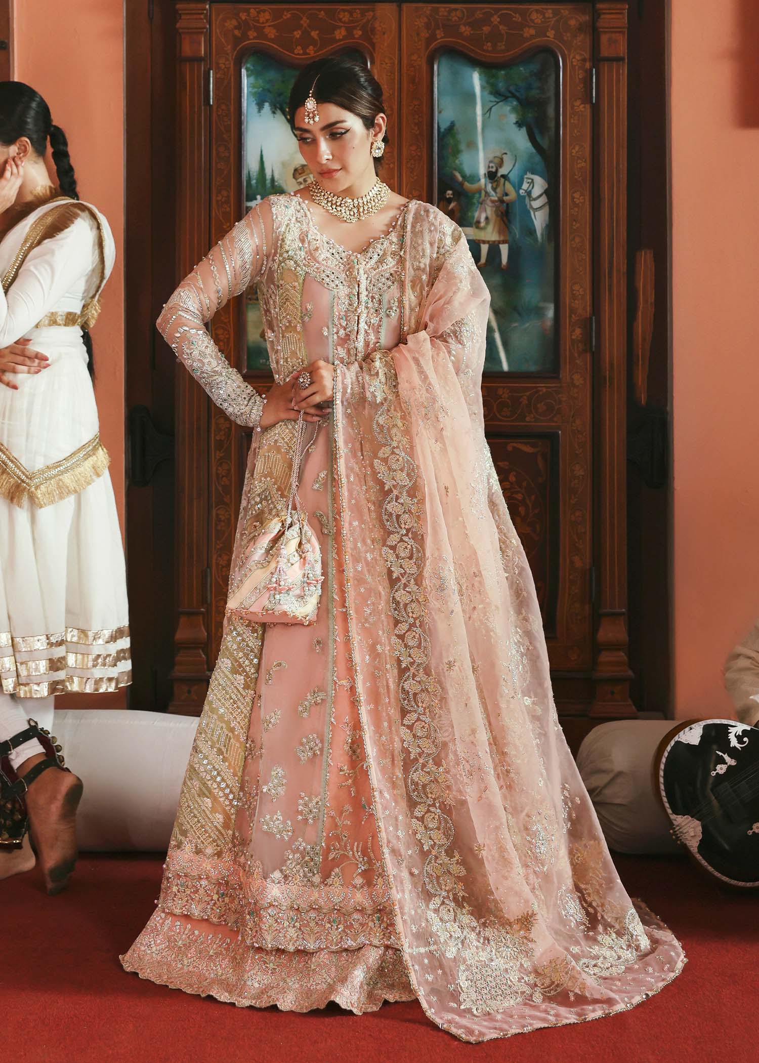 Kanwal Malik Mehar Jewel Tone Pishwas for Bridal wear, Guest of Formal Wedding - Pakistani Designer Wear for Women in UK | Kifat