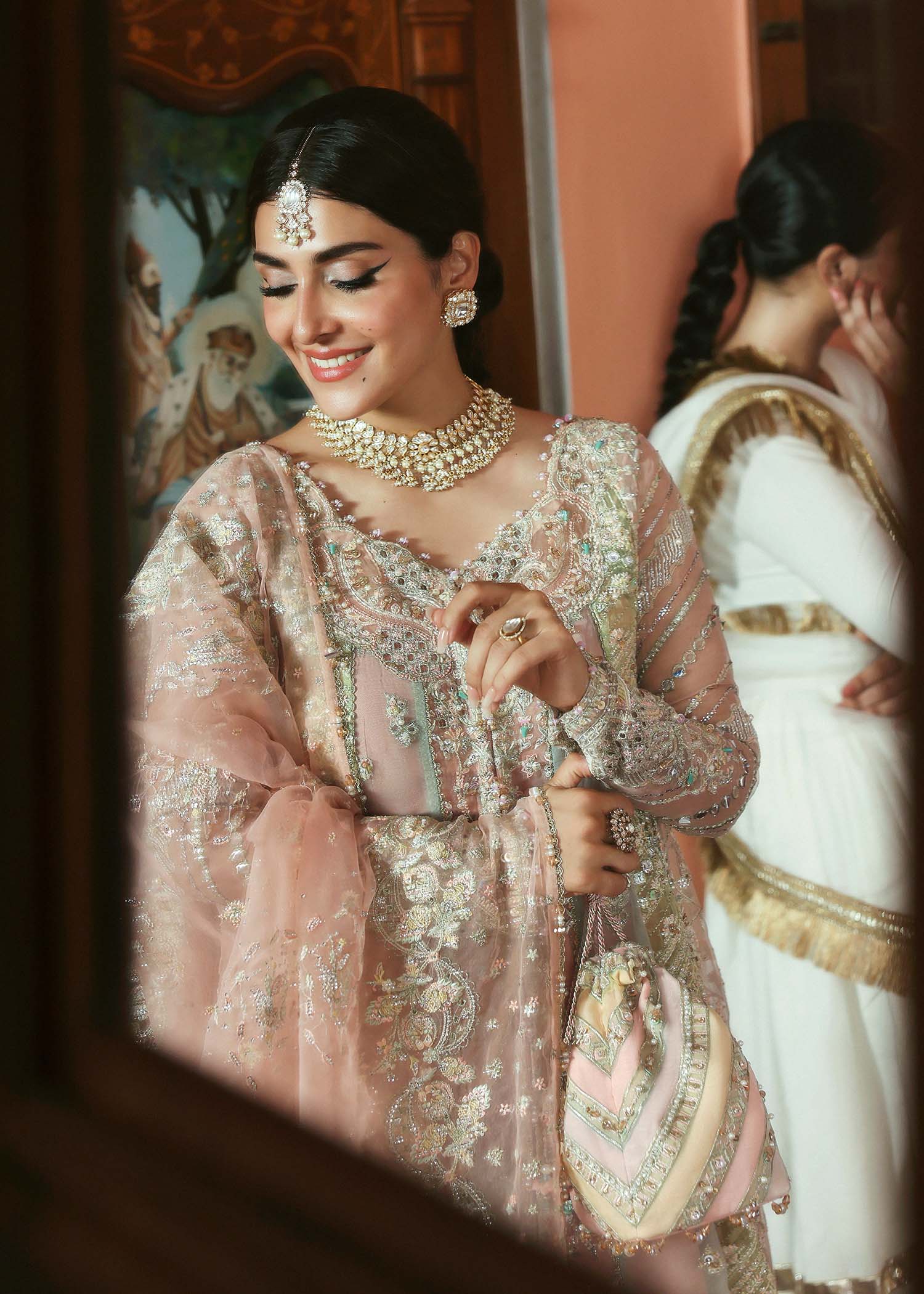 Kanwal Malik Mehar Jewel Tone Pishwas for Bridal wear, Guest of Formal Wedding - Pakistani Designer Wear for Women in UK | Kifat