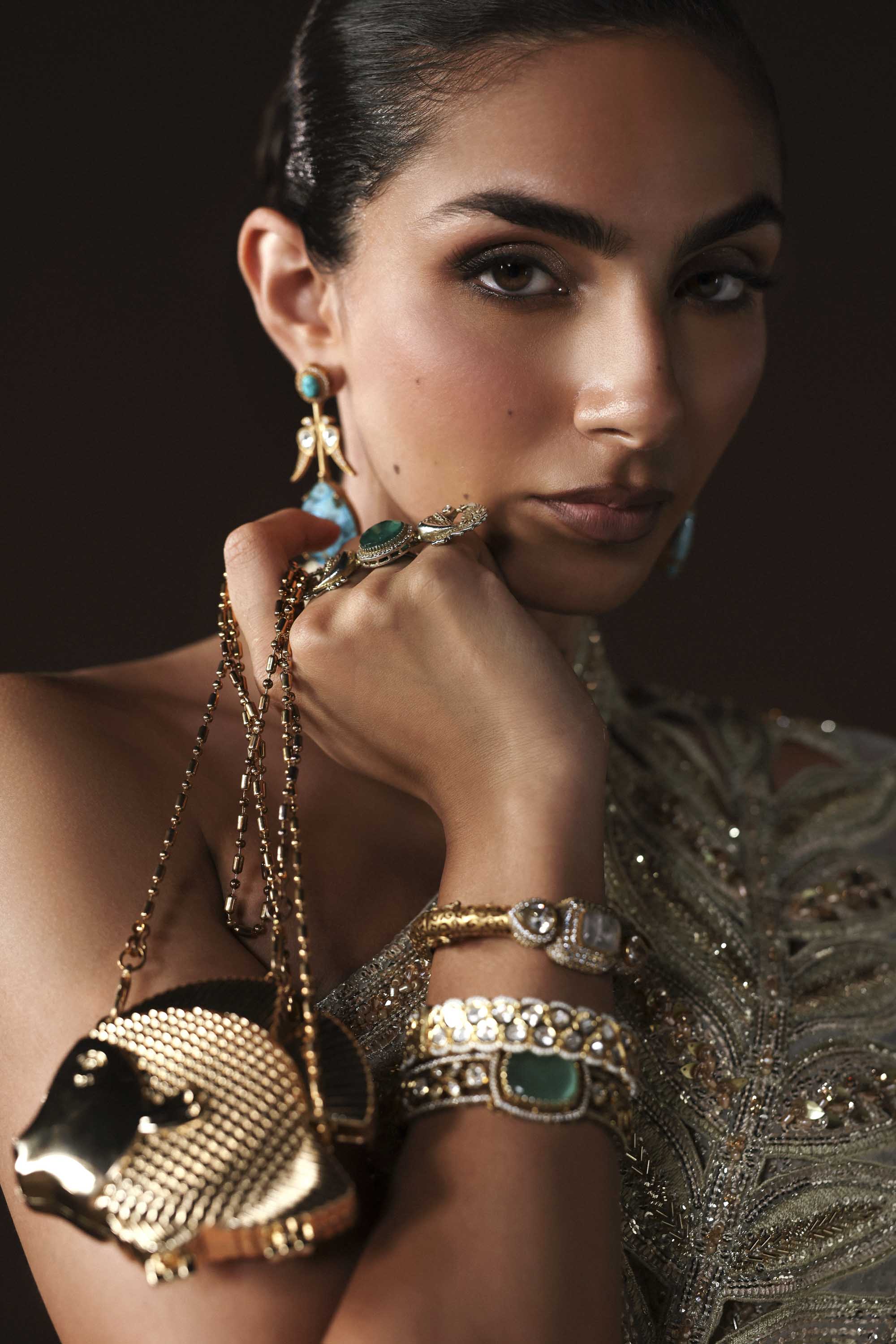 Women Wearing Luna White Saree For Luxury Formals Events - Pakistani Designer Wear For Women In UK | Kifat