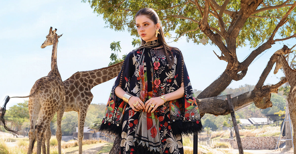 Women Wearing mpt-2912-b Black Black for Festive Events - Pakistani Designer Wear for Women in UK | Kifat