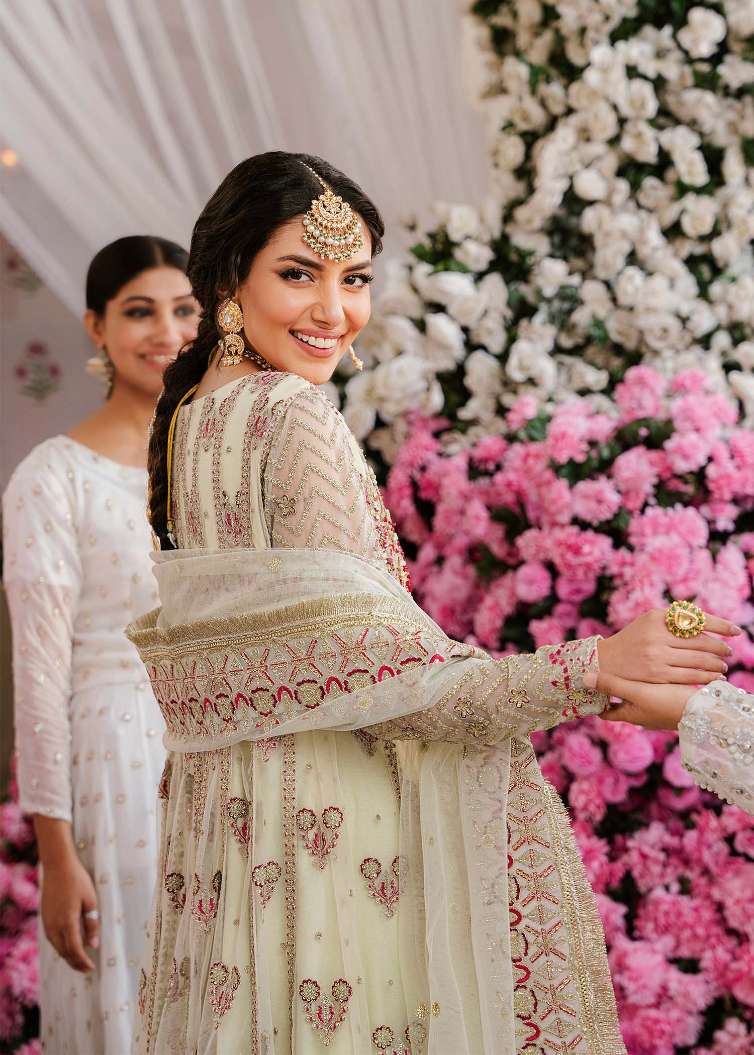 Women Wearing Kaneel Patel Peshwas For Formals Events - Pakistani Designer Wear For Women In UK | Kifat