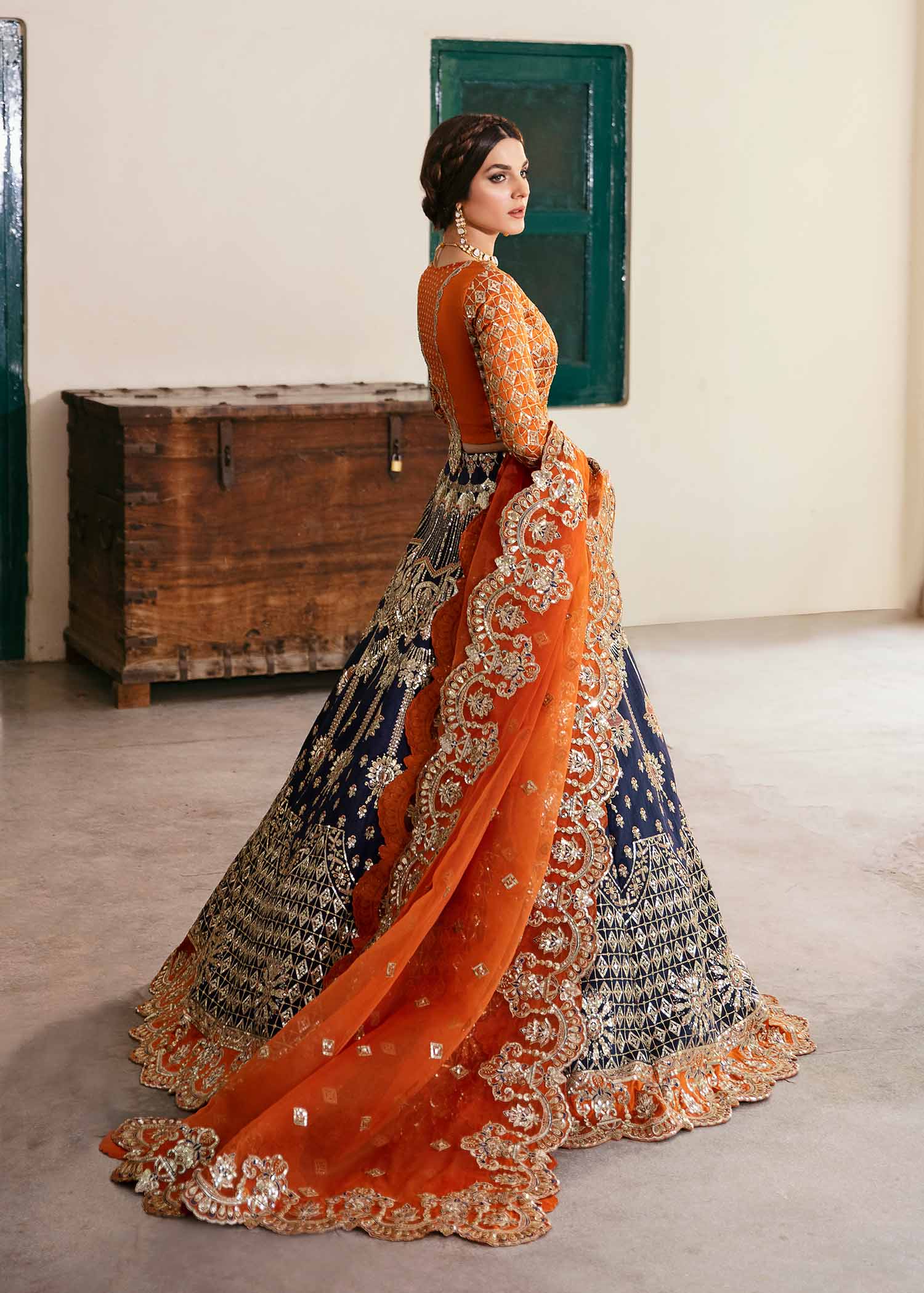 Women Wearing Sirena Multi Lehenga Choli For Formals Events - Pakistani Designer Wear For Women In UK | Kifat