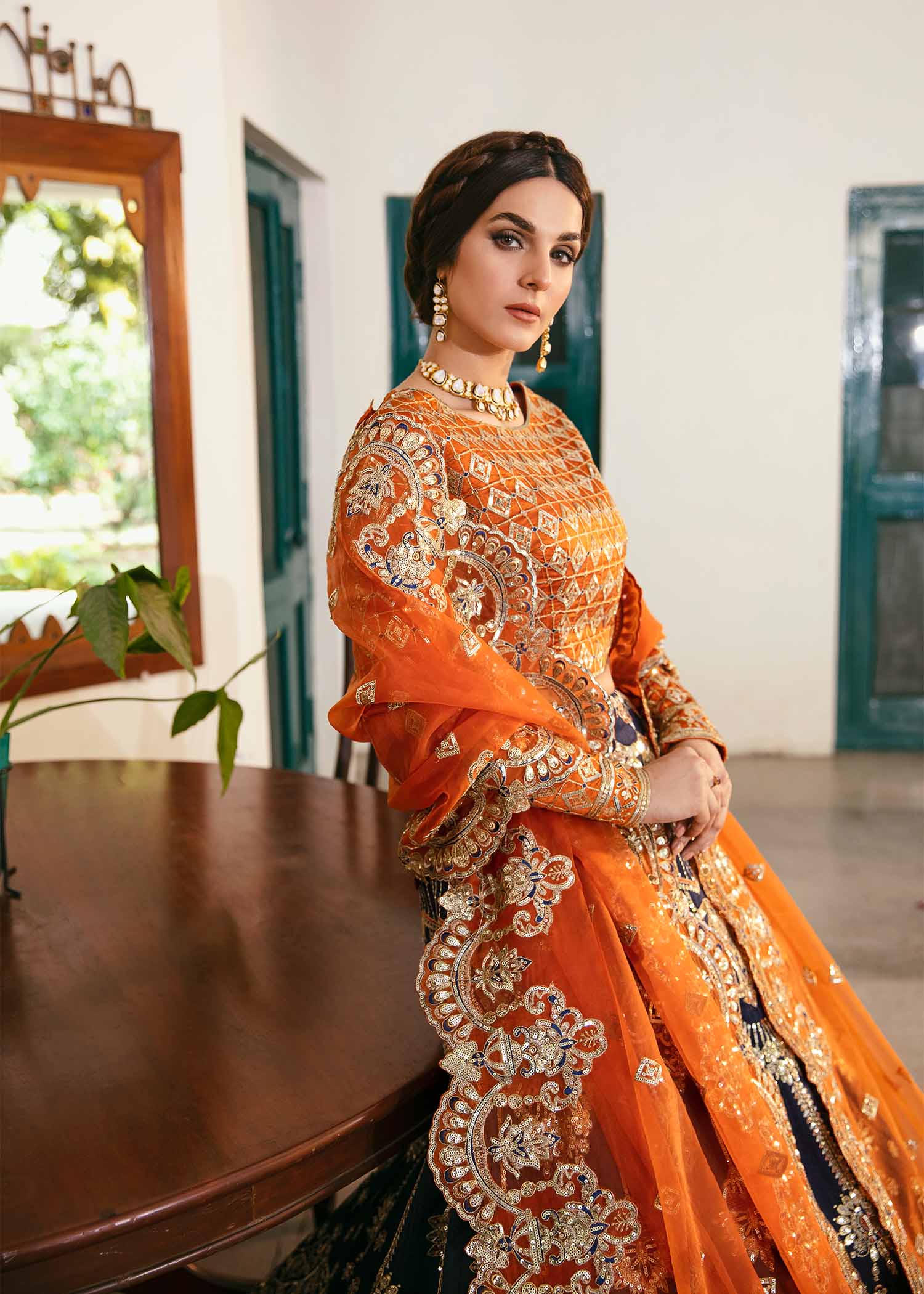 Women Wearing Sirena Multi Lehenga Choli For Formals Events - Pakistani Designer Wear For Women In UK | Kifat