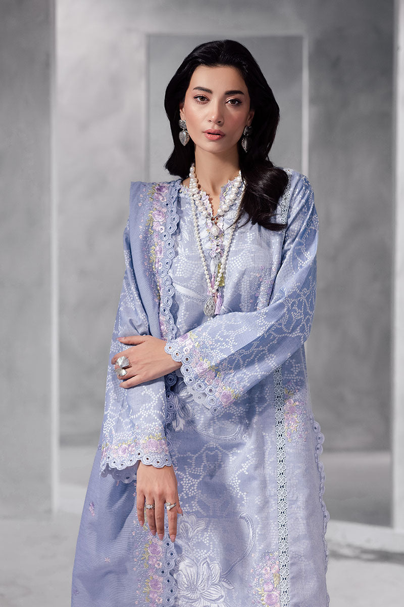 Women Wearing Maysa Steal Grey Long Shirt for Casual Events - Pakistani Designer Wear for Women in UK | Kifat