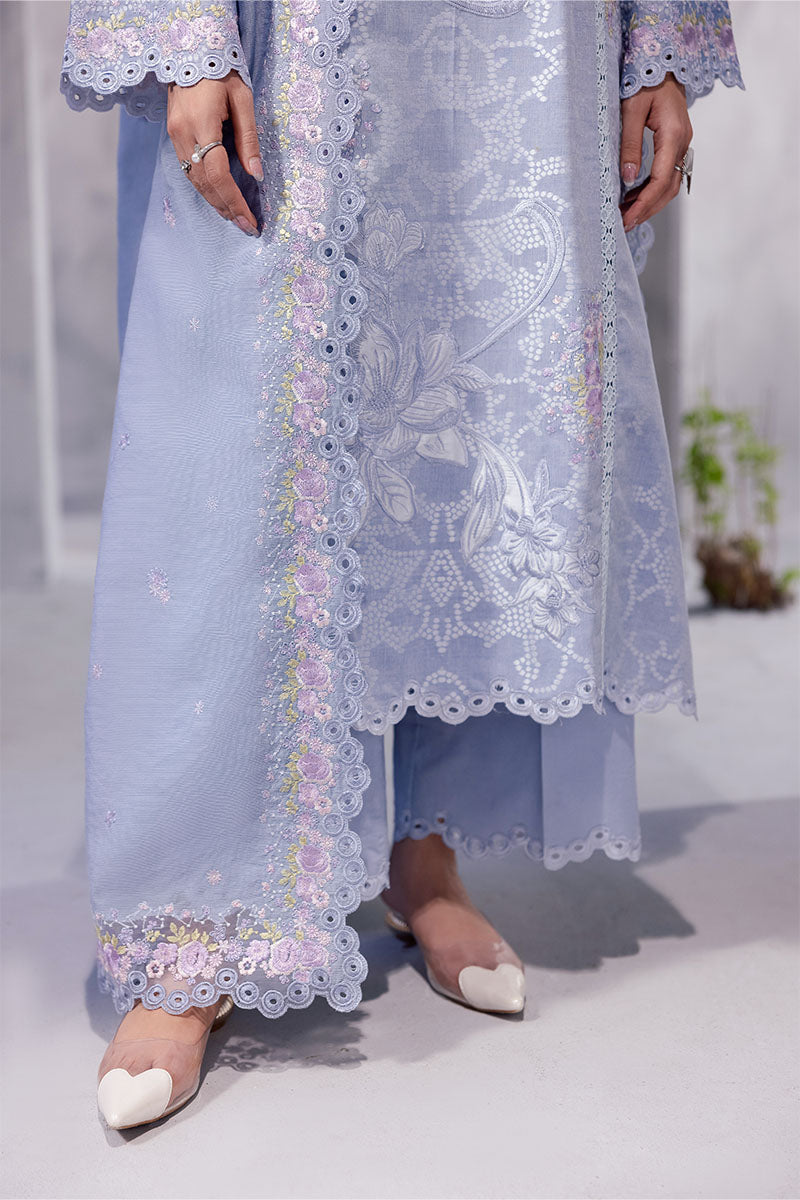 Women Wearing Maysa Steal Grey Long Shirt for Casual Events - Pakistani Designer Wear for Women in UK | Kifat