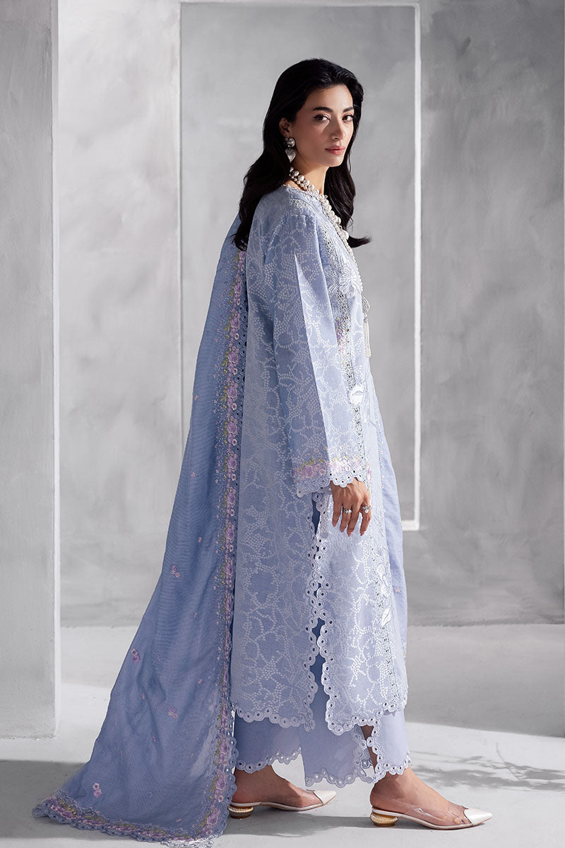 Women Wearing Maysa Steal Grey Long Shirt for Casual Events - Pakistani Designer Wear for Women in UK | Kifat