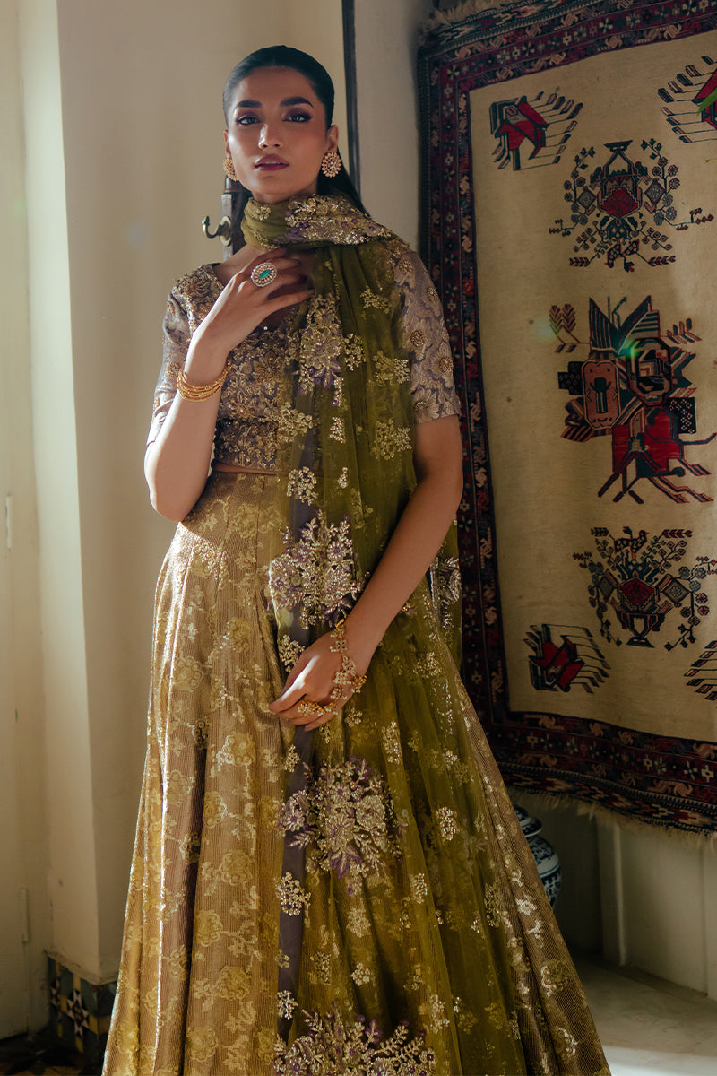Women Wearing Elma Lavender Lehnga Choli for Formal Events - Pakistani Designer Wear for Women in UK | Kifat