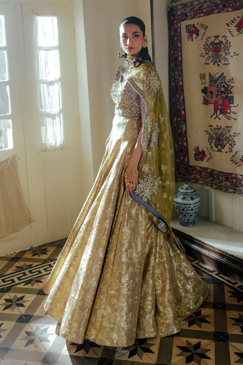 Women Wearing Elma Lavender Lehnga Choli for Formal Events - Pakistani Designer Wear for Women in UK | Kifat
