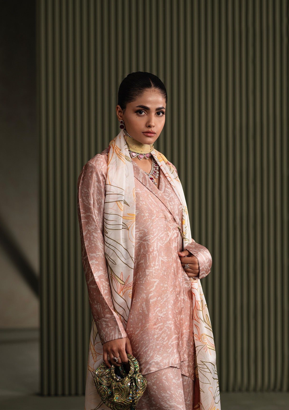 MISS AIK - RTW '25 D1 - LOOK 04 White Short shirt with Plazo For Luxury Events - Pakistani Designer Wear for Women in UK | Kifat