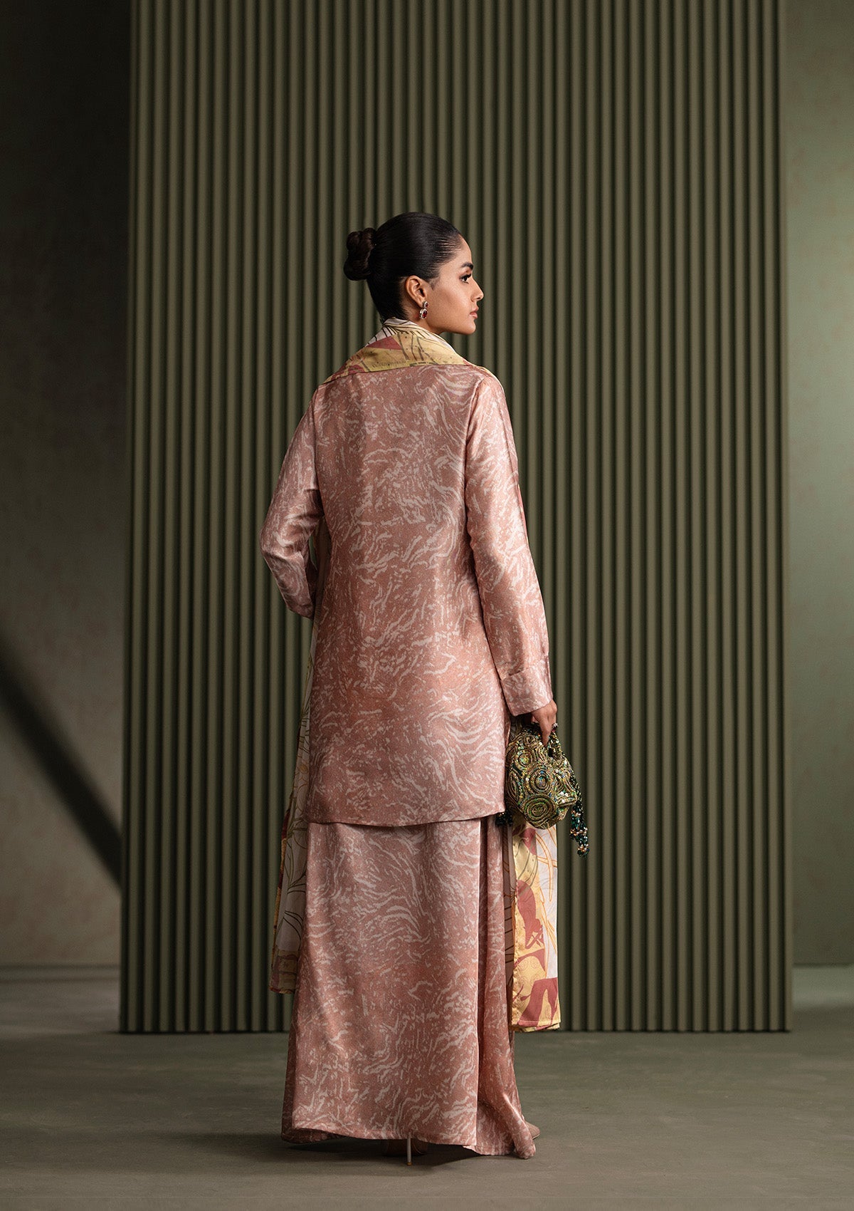 MISS AIK - RTW '25 D1 - LOOK 04 White Short shirt with Plazo For Luxury Events - Pakistani Designer Wear for Women in UK | Kifat