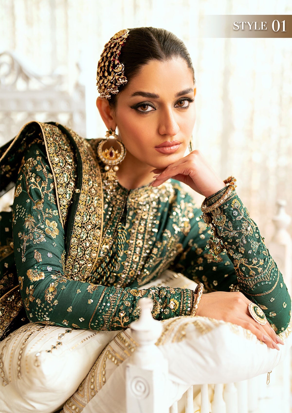 WEDDING FESTIVE '24 VOL. 1 - LOOK 07 Lilac Long Shirt with Crushed Sharara,Long Shirt with Gharara For Wedding Events - Pakistani Designer Wear for Women in UK | Kifat